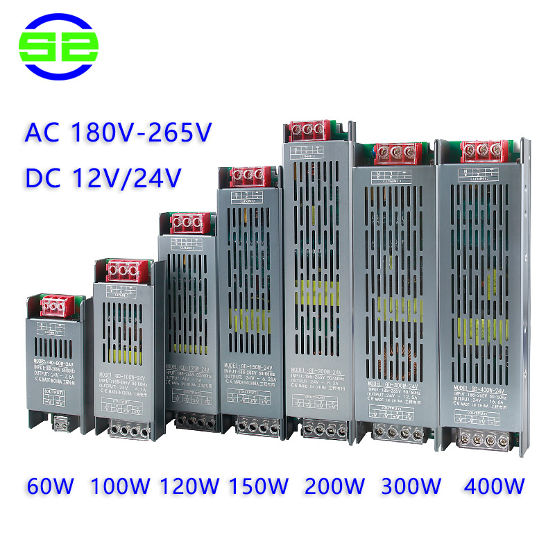 مجموعة محولات كهربائية لشريط الإضاءة LED